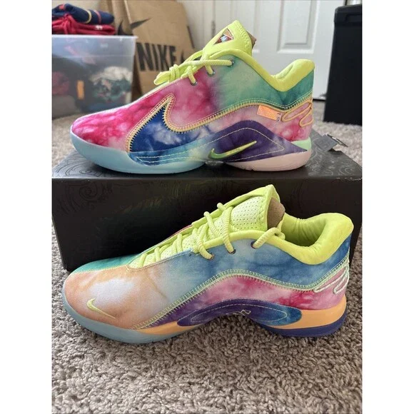 Nike LeBron XXII 22 WTM What The Monopoly Tie Dye Currency HV8080-300 Size 11.5 - Picture 4 of 7